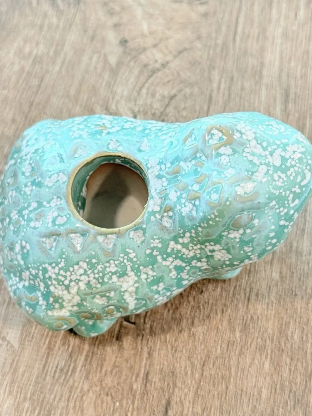 Creative Coop‎ Design Stoneware Frog Toad Taper Candle Holder Gift Decor Green